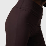 Leggings Para Mujer Modal Rib Flare Legg Dark Chocolate Bsoul