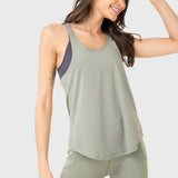 Polo Sin Mangas Para Mujer Training Tank Verde Bsoul