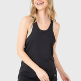 Polo Sin Mangas Para Mujer Tank Cloe Negro Bsoul