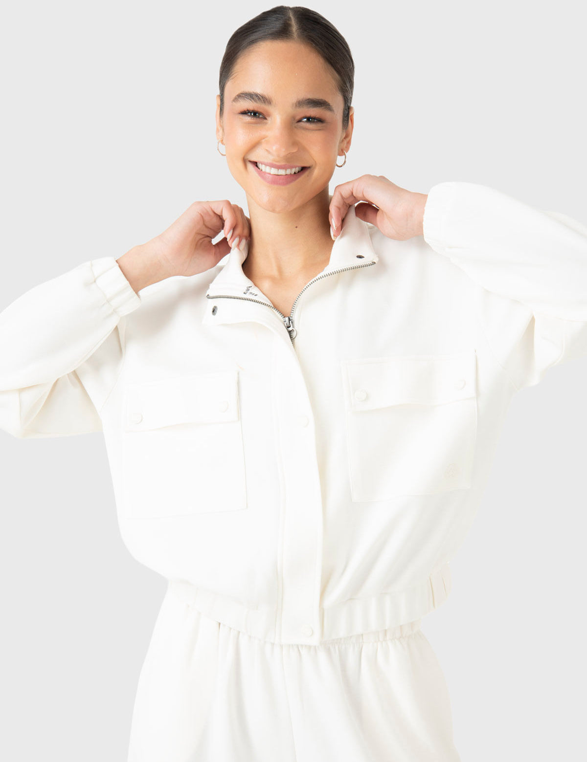Casaca Para Mujer Modal Hueso Bsoul
