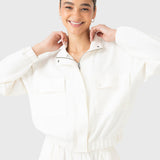 Casaca Para Mujer Modal Hueso Bsoul