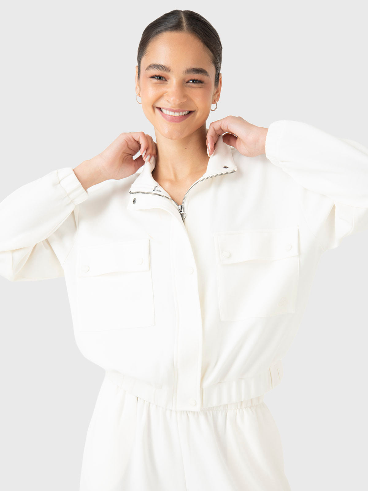 Casaca Para Mujer Modal Hueso Bsoul