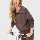 Polera Para Mujer Cotton Dye Marrón Bsoul