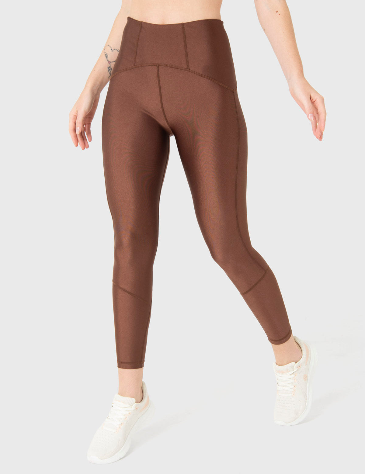 Legging Para Mujer Ankle Shimmer Marrón Bsoul