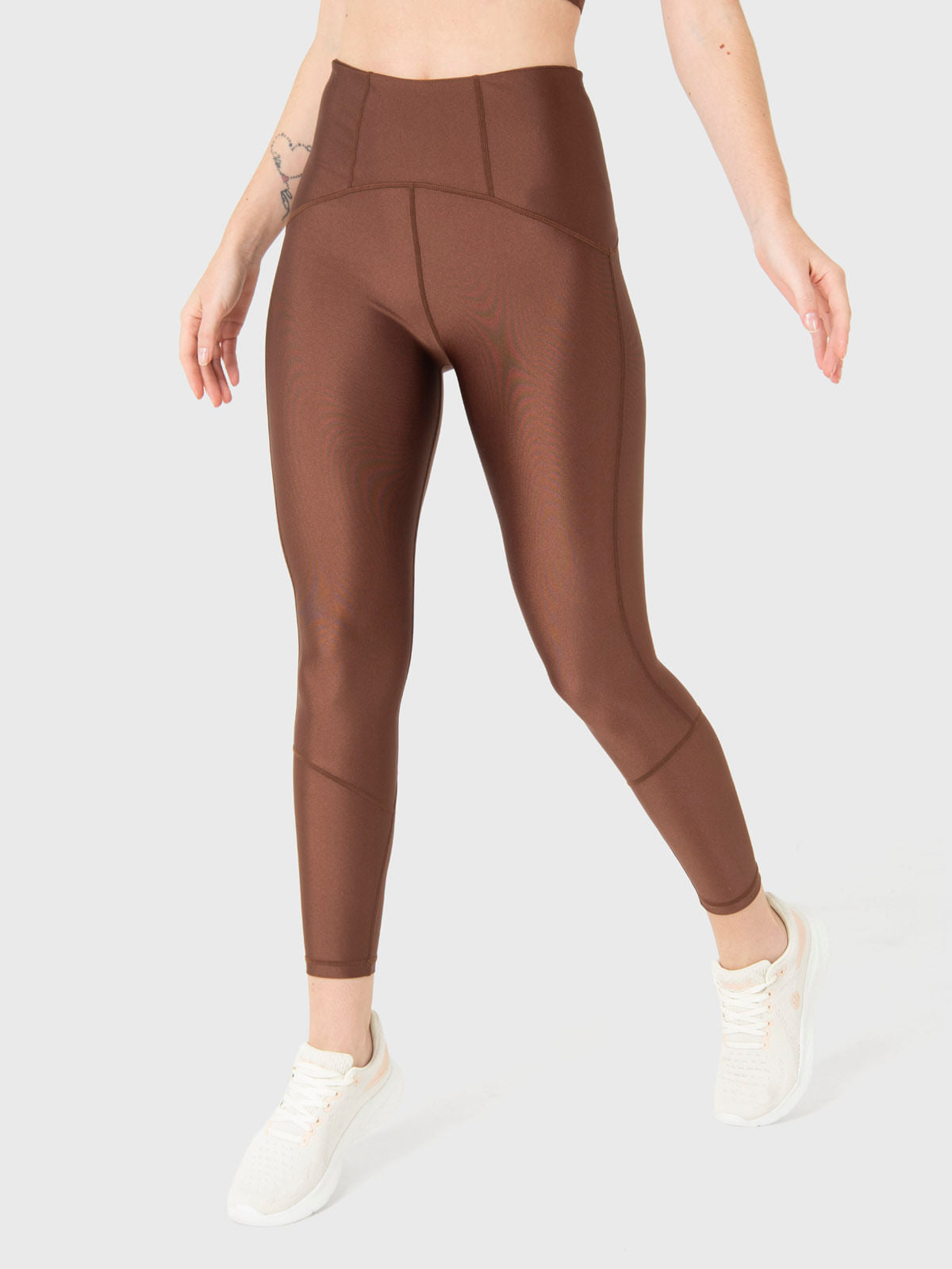 Legging Para Mujer Ankle Shimmer Marrón Bsoul
