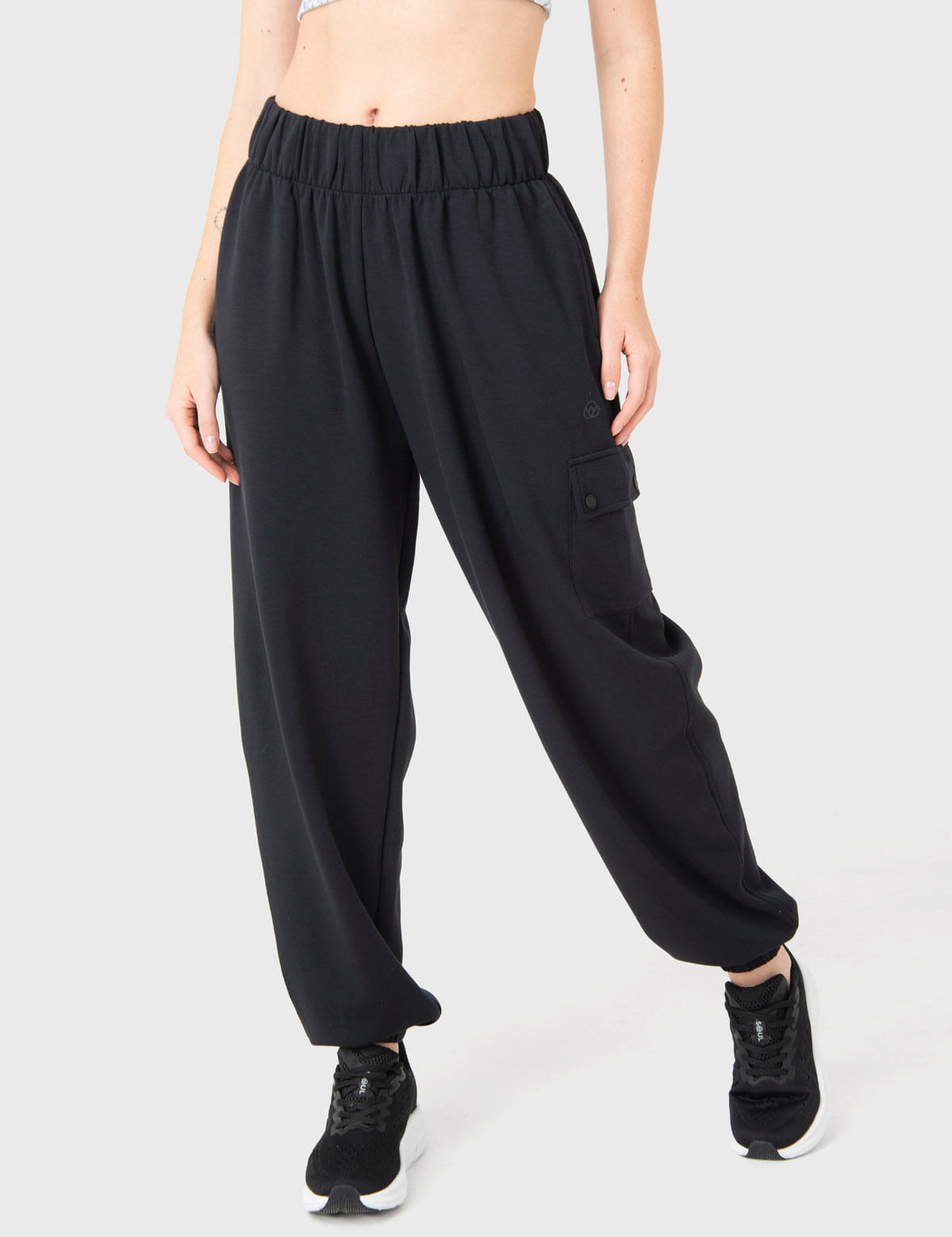 Jogger Para Mujer Luna Negro Bsoul