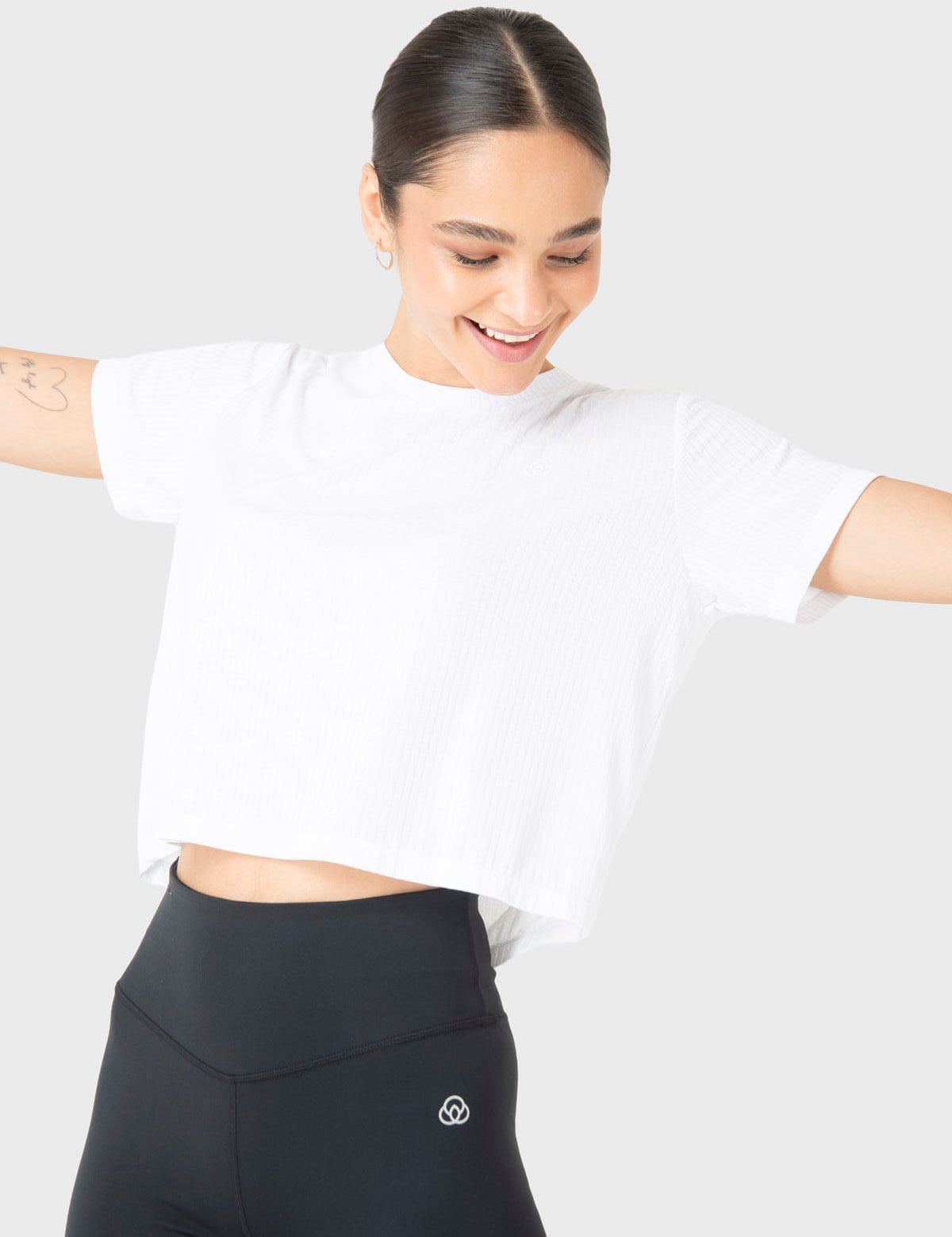 Polo Manga Corta Para Mujer Basic T-Shirt Zia II Blanco Bsoul