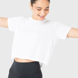 Polo Manga Corta Para Mujer Basic T-Shirt Zia II Blanco Bsoul