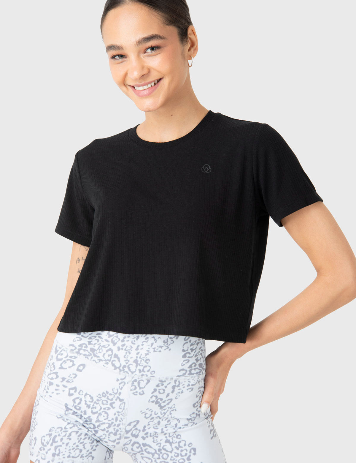 Polo Manga Corta Para Mujer Basic T-Shirt Zia II Negro Bsoul