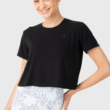 Polo Manga Corta Para Mujer Basic T-Shirt Zia II Negro Bsoul