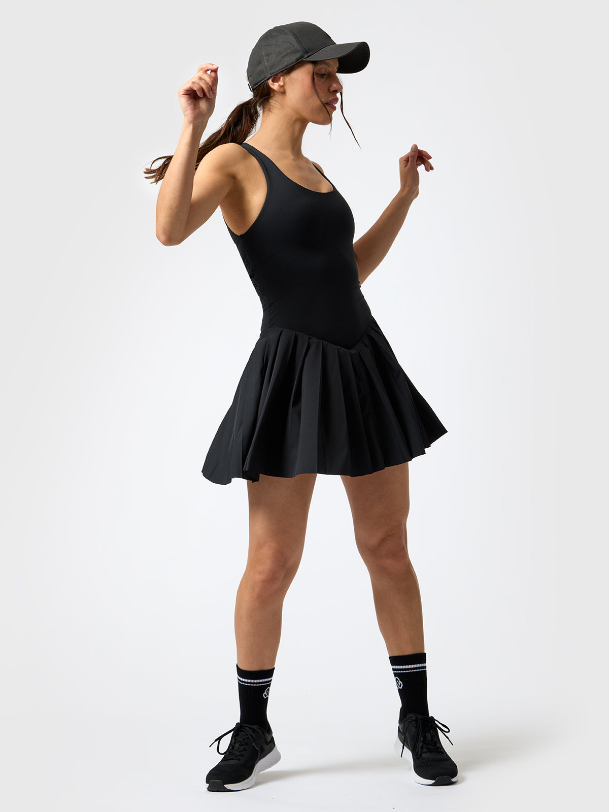 Vestido Skort Dress Aloe Negro