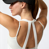 Polo Sin Manga Training Tank Rec Blanco
