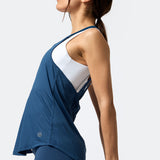Polo Sin Manga Training Tank Rec Azul