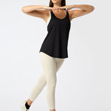 Polo Sin Manga Training Tank Rec Negro