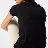 Polo Manga Corta Round Neck Rec Negro