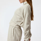 Casaca Crop Modal Vera Aloe Gris