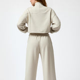 Casaca Crop Modal Vera Aloe Gris