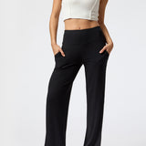 Polo Sin Manga Crop Top Rib Aloe Blanco