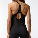 Polo Sin Manga Tank Anjali Rec Negro