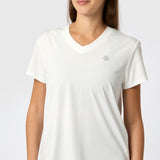 Polo Manga Corta V Neck Rec Blanco