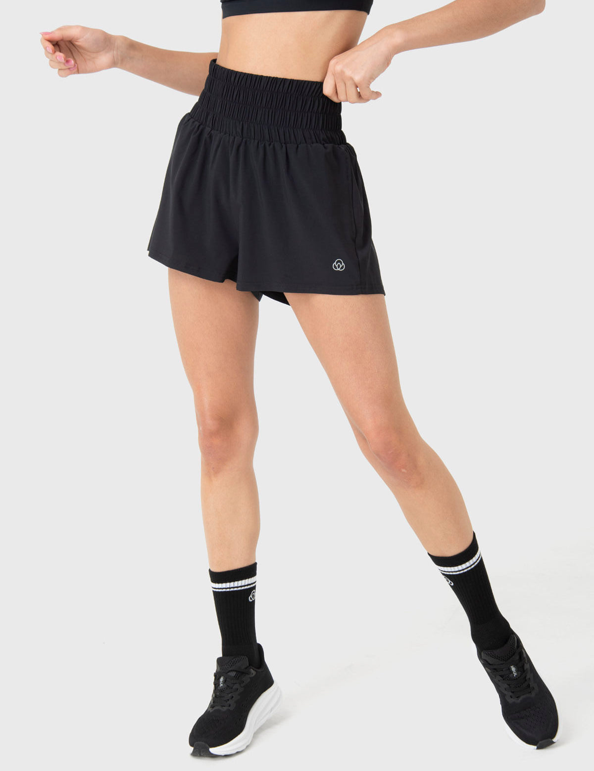 Short Para Mujer 2 In 1 Active Short Negro Bsoul