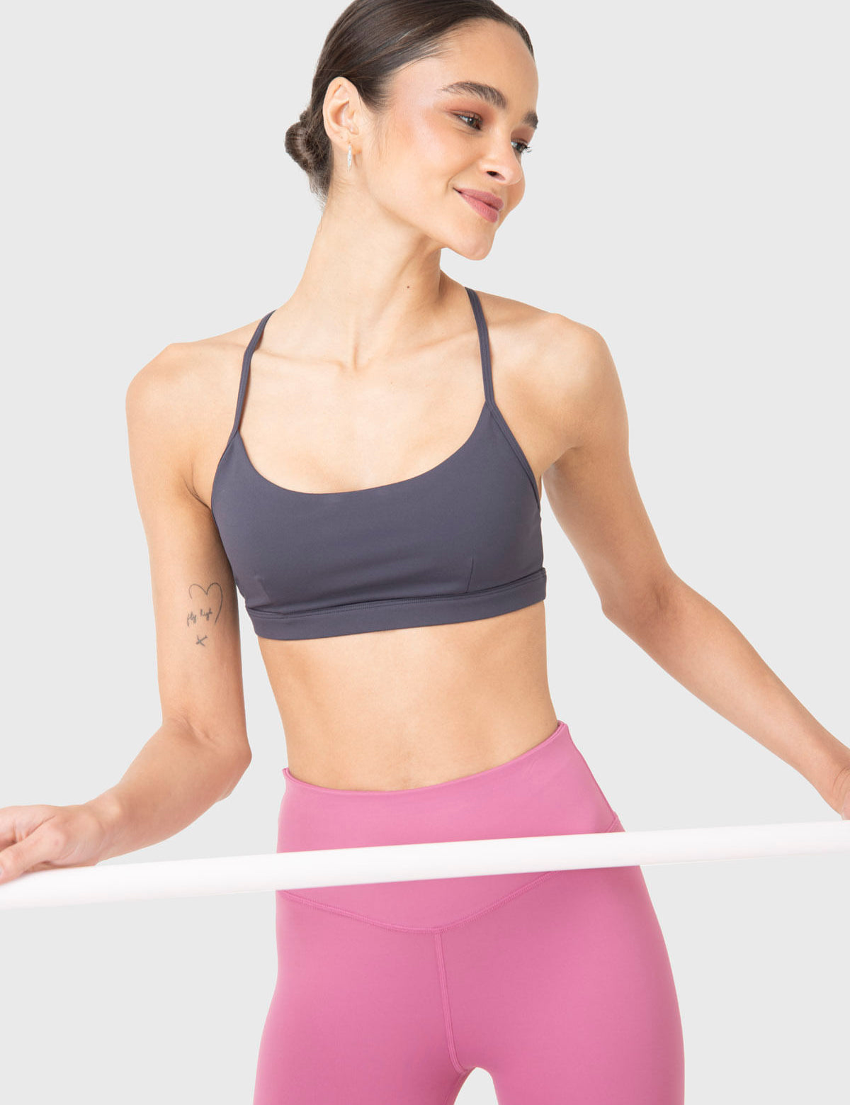 Bra Para Mujer Flo Gris Bsoul
