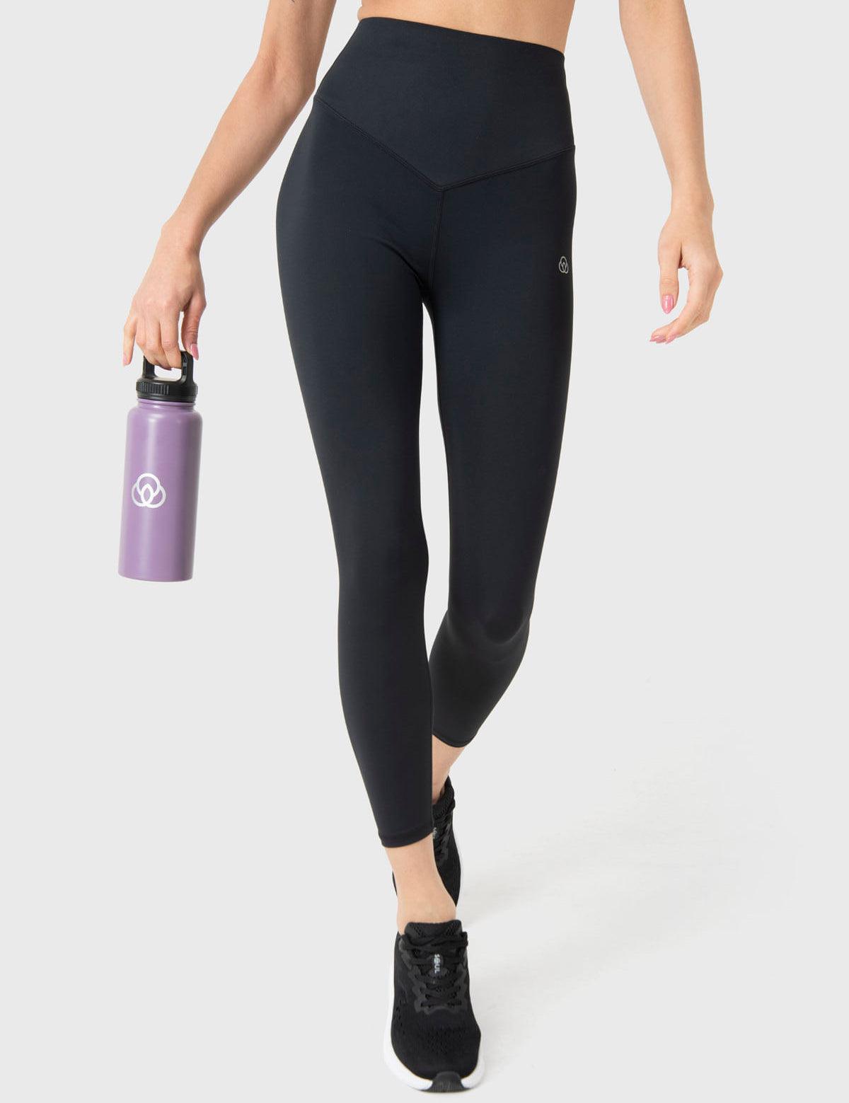Legging Para Mujer Ankle Ultra High Rise Negro Bsoul