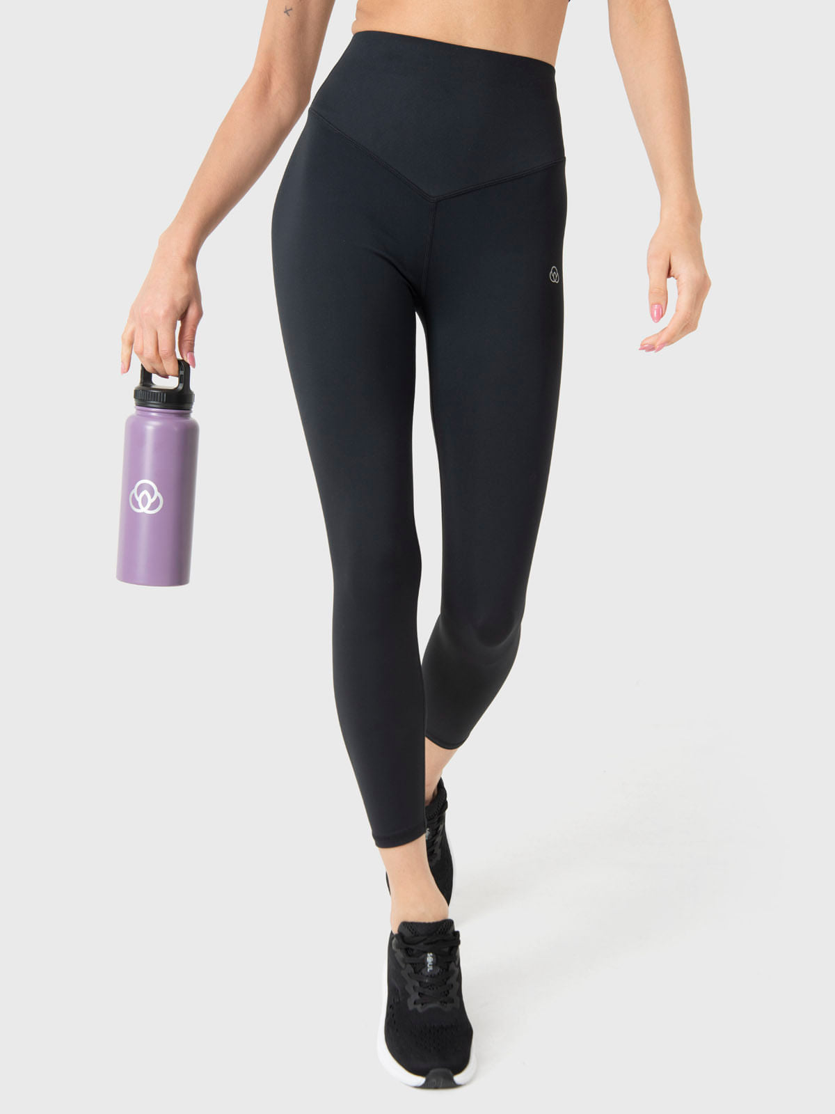 Legging Para Mujer Ankle Ultra High Rise Negro Bsoul