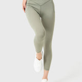 Legging Para Mujer Ankle Mid-Rise Verde Bsoul