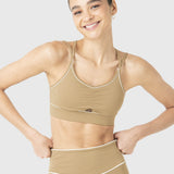 Bra Para Mujer Piping Marrón Bsoul