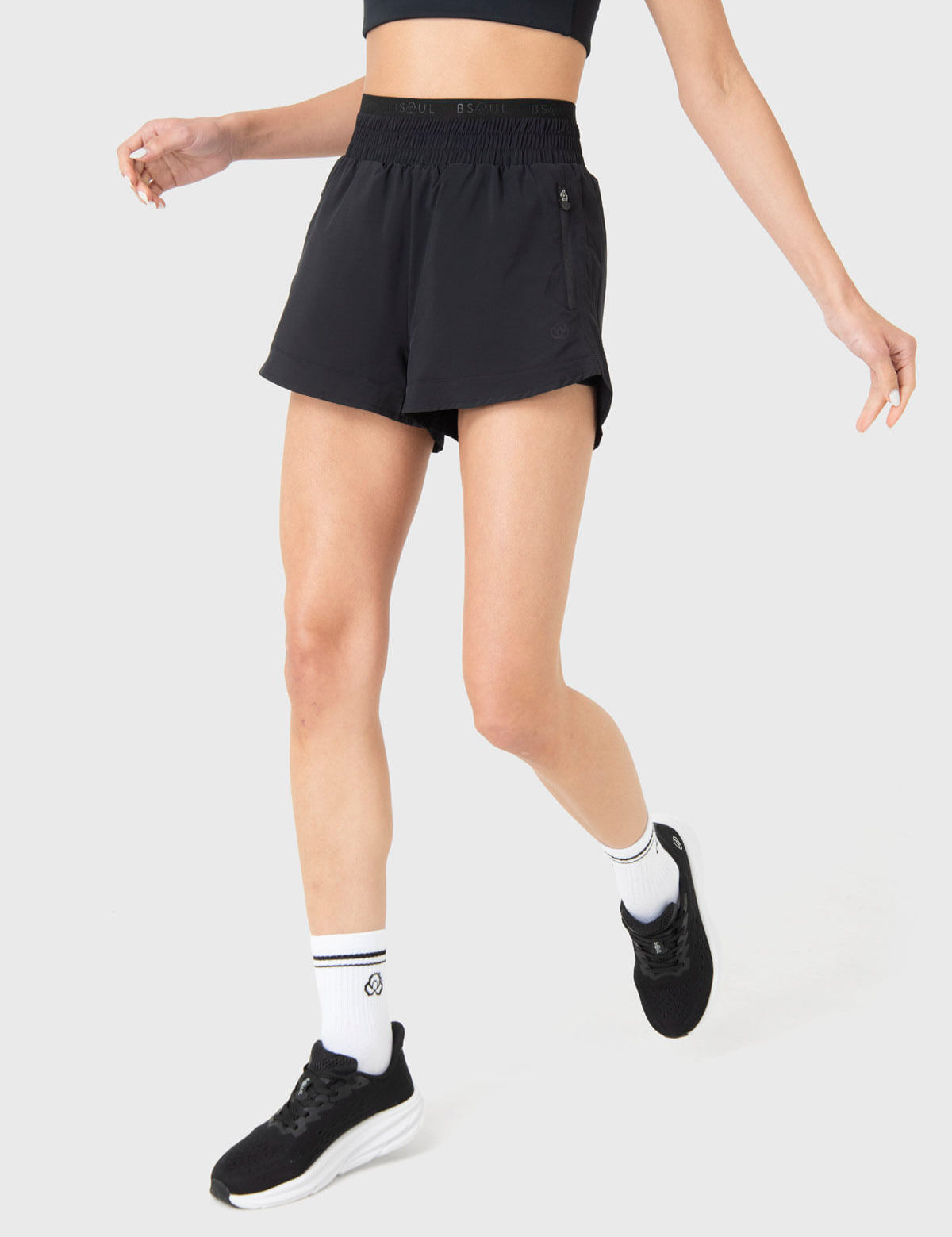 Short Para Mujer 2 In 1 Zia Negro Bsoul