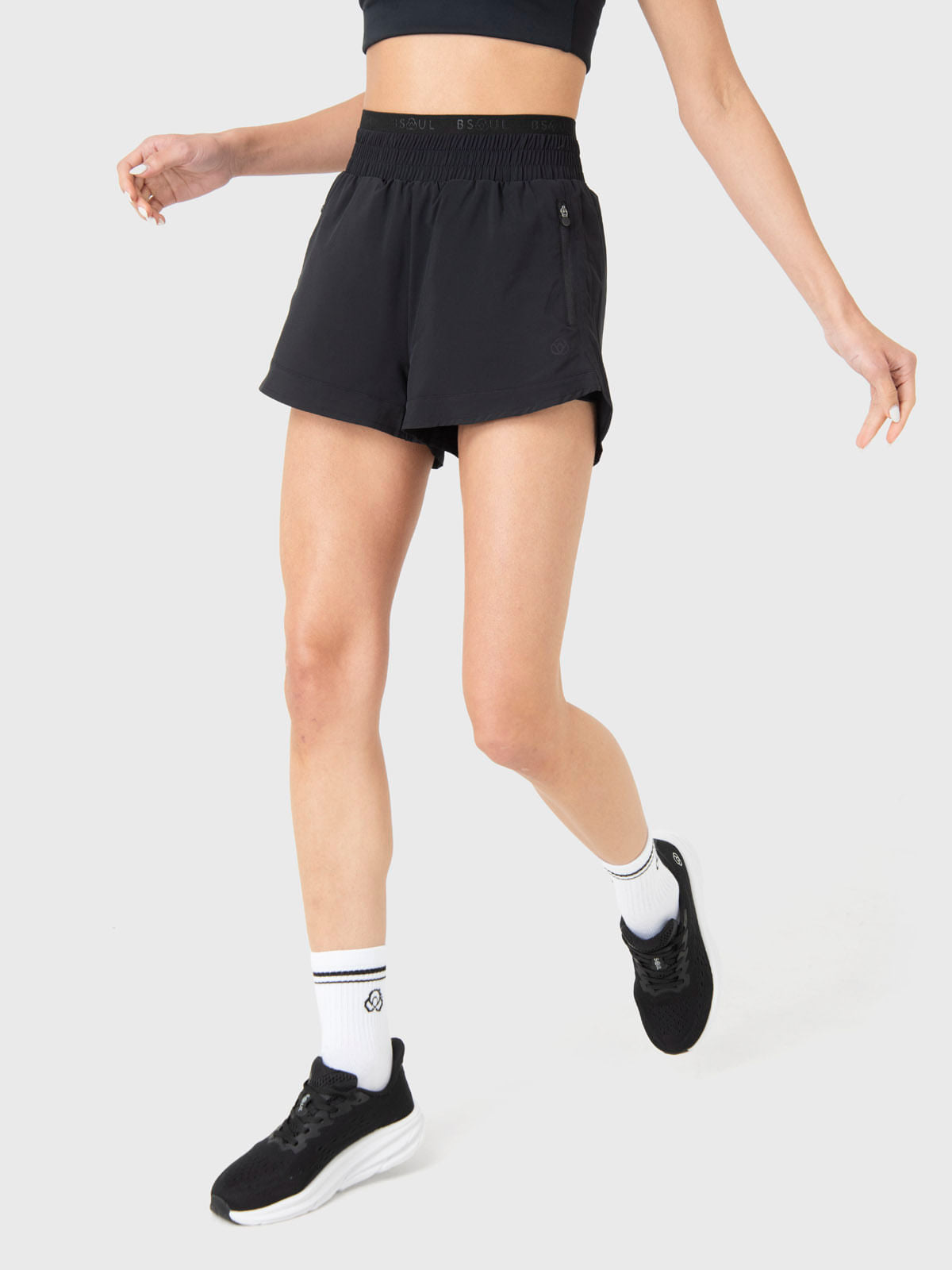 Short Para Mujer 2 In 1 Zia Negro Bsoul