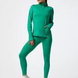 Ls Half Zip Rec Verde