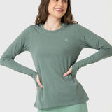 Polo Manga Larga First Layer Verde Bsoul