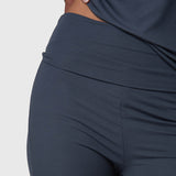 Leggings Flare Modal Rib Gris