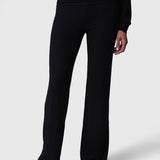 Leggings Flare Modal Rib Negro