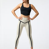 Leggings Ankle Paz Aloe Gris
