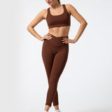 Leggings Ankle Eva Aloe Marrón
