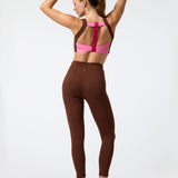 Leggings Ankle Eva Aloe Marrón