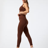 Leggings Ankle Eva Aloe Marrón