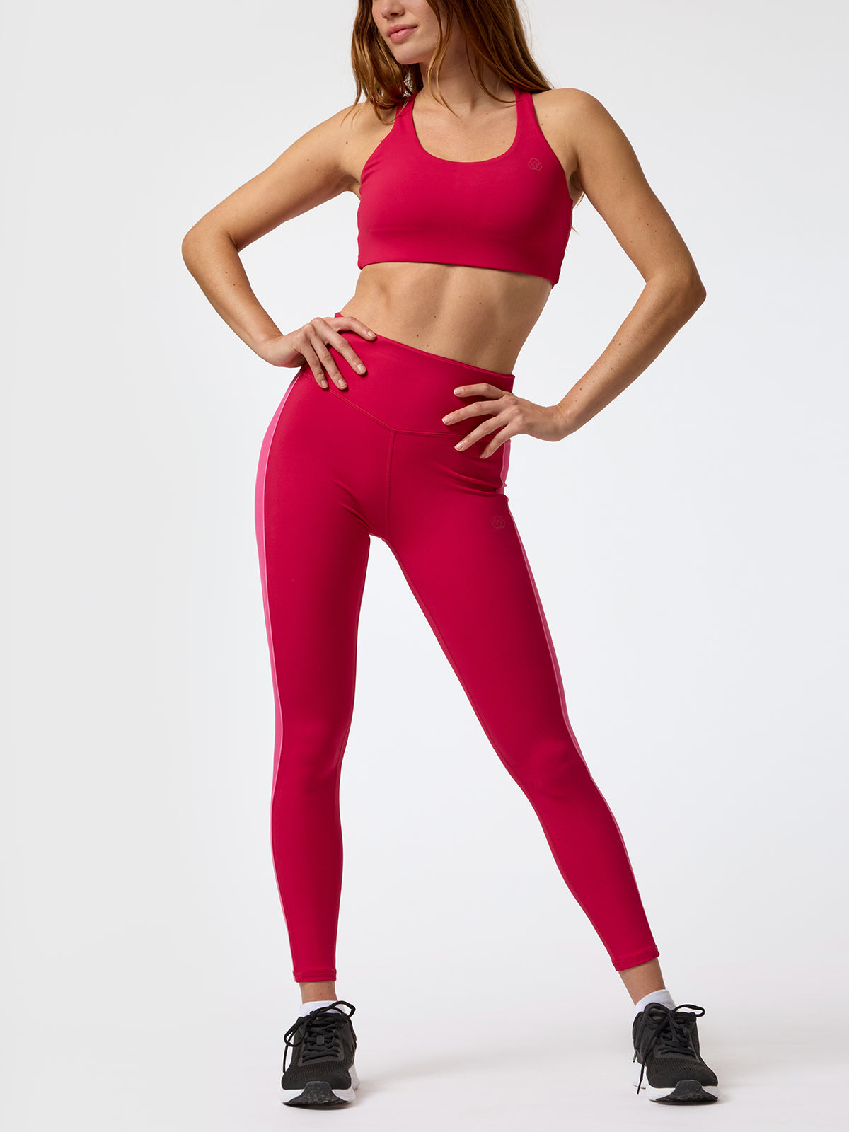 Long Leggings Aloe Rosado