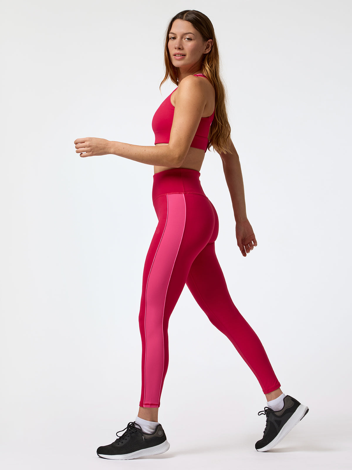 Long Leggings Aloe Rosado