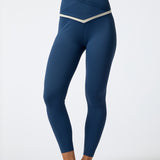 Leggings Ankle Bianca Aloe Azul