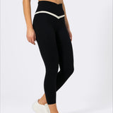 Leggings Ankle Bianca Aloe Negro