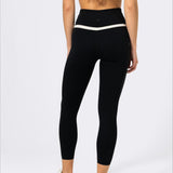 Leggings Ankle Bianca Aloe Negro