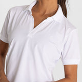 Polo Manga Corta Para Mujer T-Shirt Blanco Bsoul