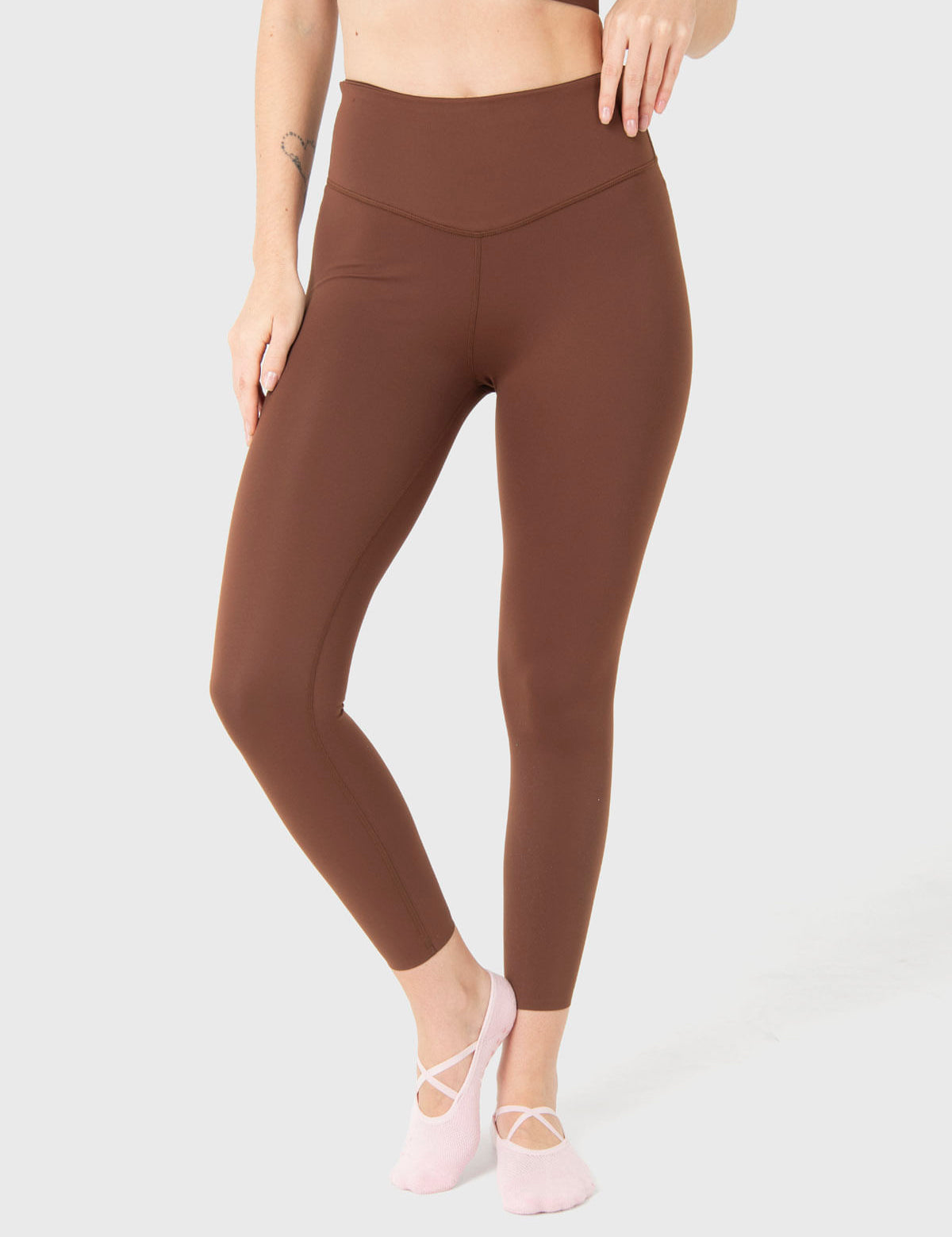 Legging Para Mujer Ankle Emma Marrón Bsoul