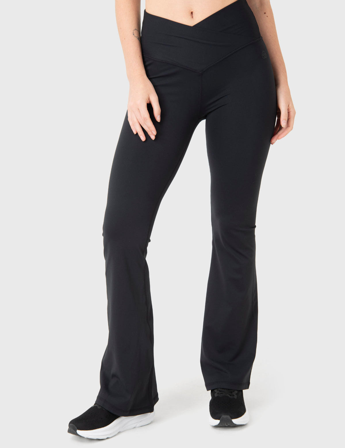 Legging Para Mujer Flared Negro Bsoul