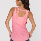 Polo Sin Mangas Para Mujer  Training Tank Rosado Bsoul