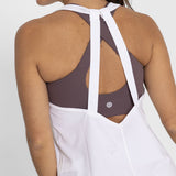 Polo Sin Mangas Para Mujer Training Tank Blanco Bsoul